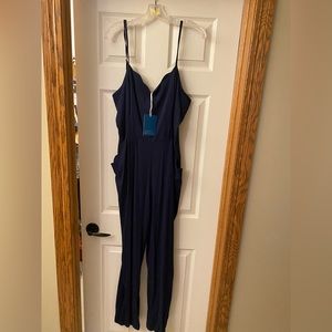 Market and Spruce Navy Jumpsuit